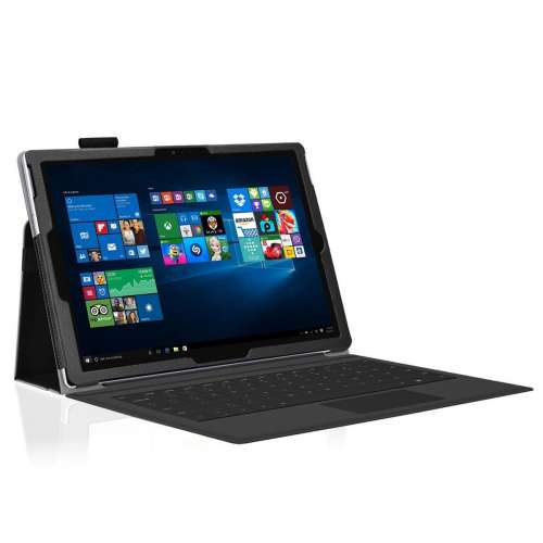 Exact Pro Business Leather Wallet Tablet Case Cover for Microsoft Surface Pro 4 Best Deals In USA
